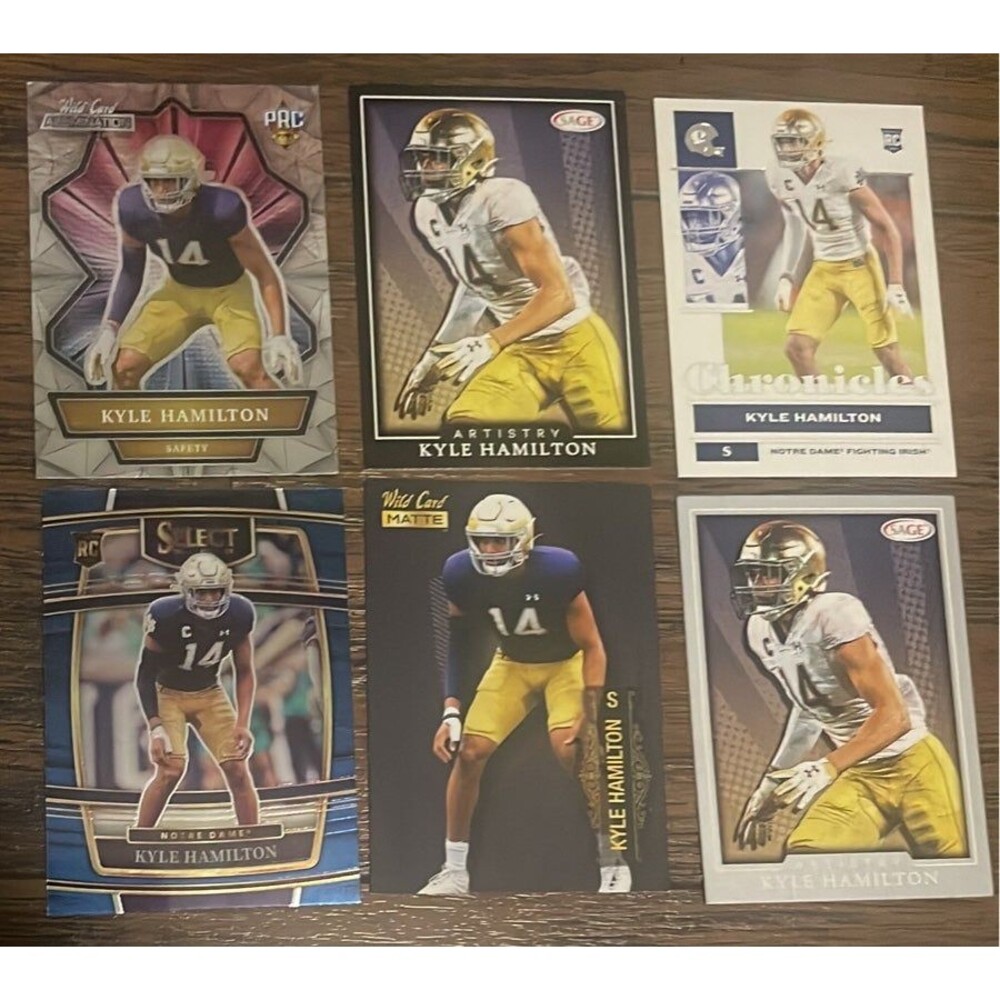 Kyle Hamilton 6 rookie card lot  ALWAYS OPEN TO OFFERS!!!